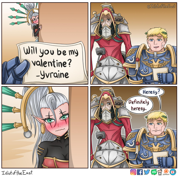 too bad its heretical to date the space elf