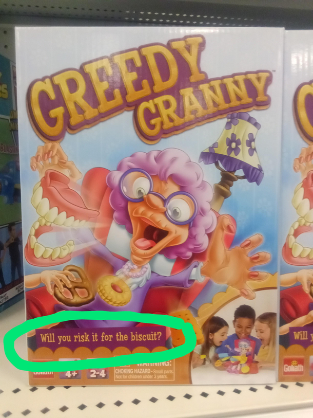 Too often we risk too much for the biscuit