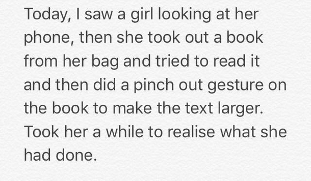 Took her a while