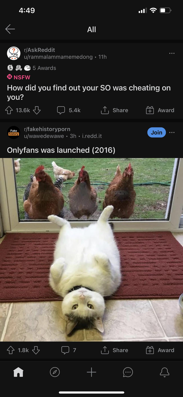 Took me a minute to realise these were two posts from different subs