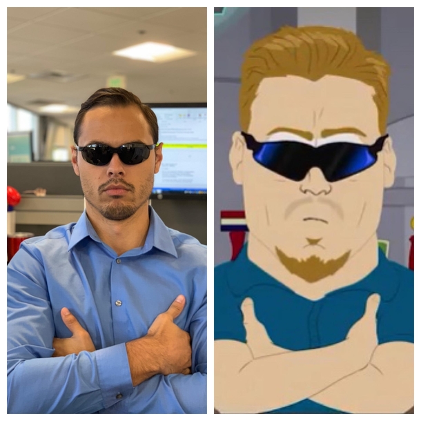 Took me forever to figure out who my coworker looks like