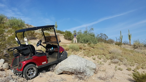 Took my wife golfing last weekend