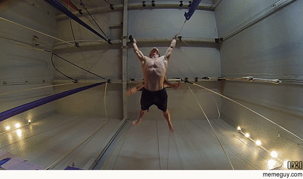 Total trust in your trapeze partner