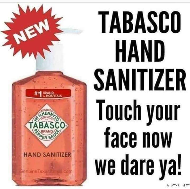 Touch your face now 