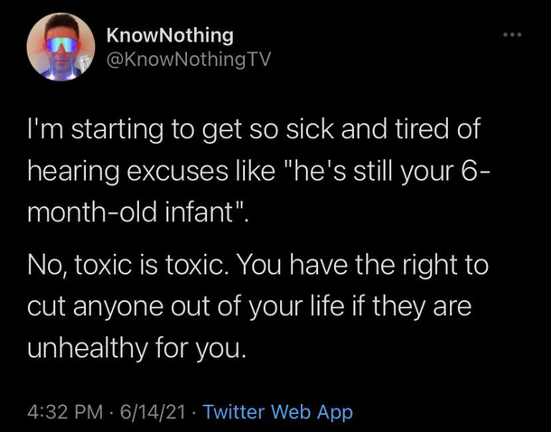 Toxic is toxic even if its  months old