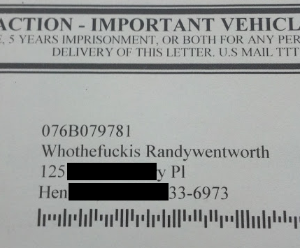 Toyota kept mailing me things with the wrong name on them so I logged in and changed my name