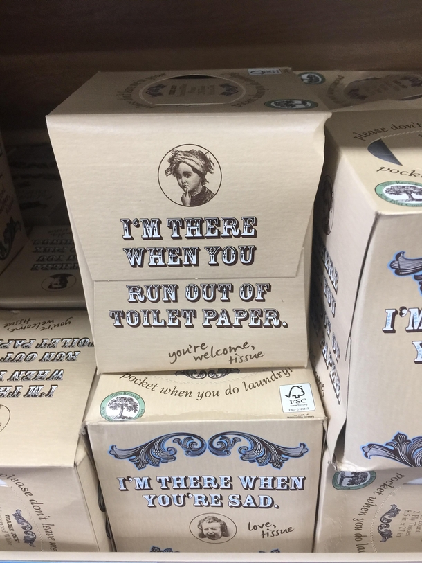 Trader Joes new tissue box is randomly hilarious