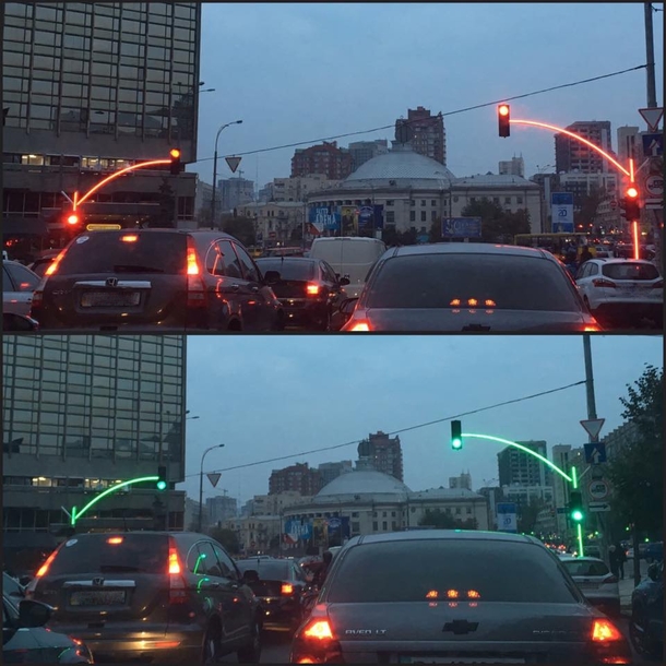 Traffic light for the Jedi In Ukraine