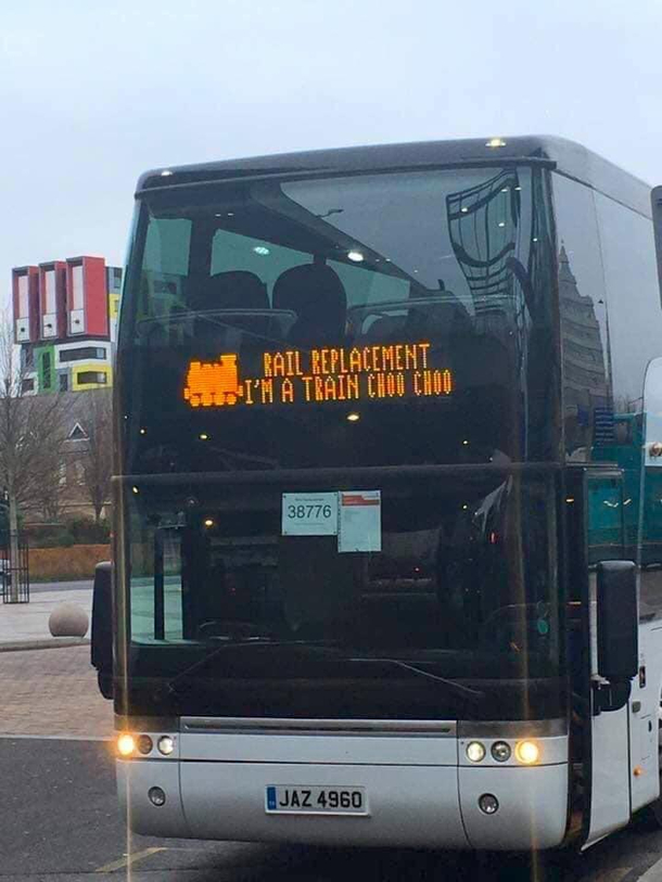Trains were down