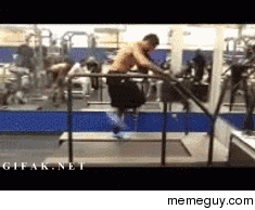 Treadmilling at mph