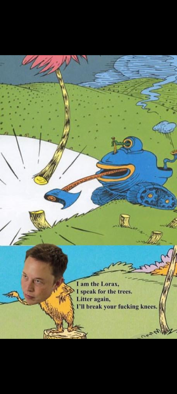 Treelon musk strikes again