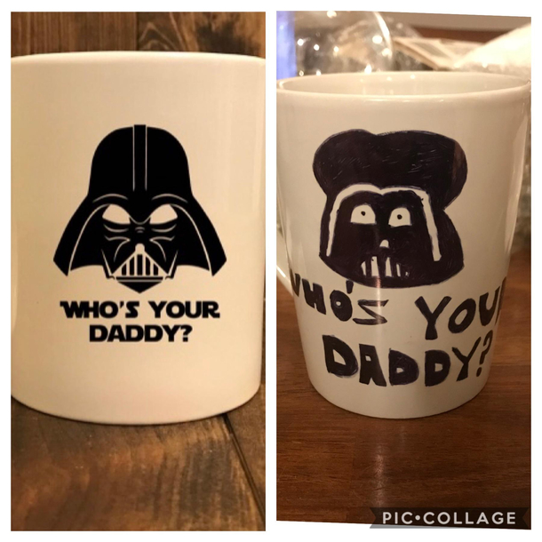 Tried making a Christmas gift for my fiance who is a new father yikes