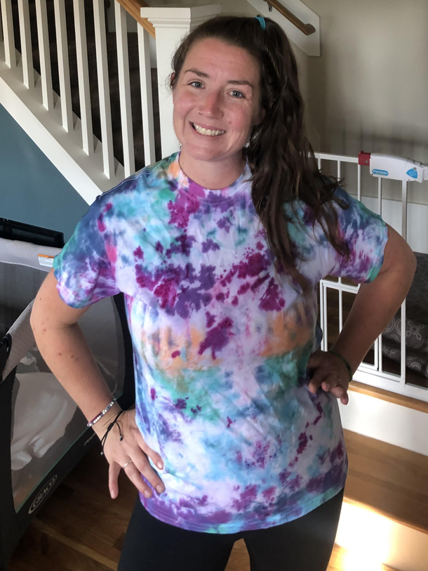 Tried my hand at tie-dye 