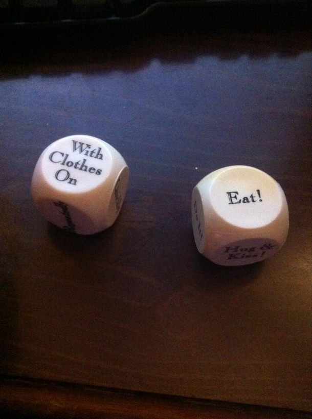 Tried some sex dice