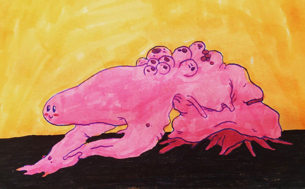 Tried to draw Kirby but it came out wrong