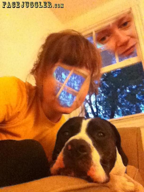 Tried to swap faces with my dog on my phone It went great