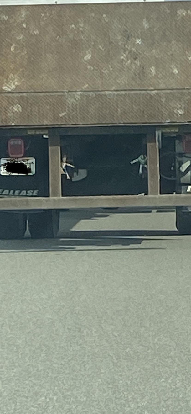 Truck in front of us Youve got a friend in me