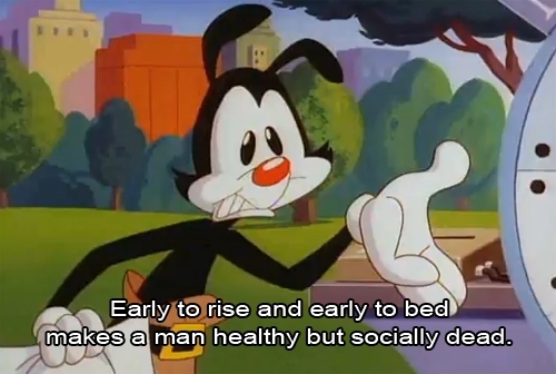 Truth being spoken by Animaniacs