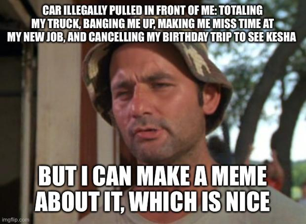 Trying to find the bright side