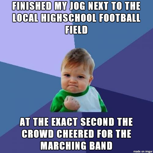 trying to get in shape and this made it all worth it