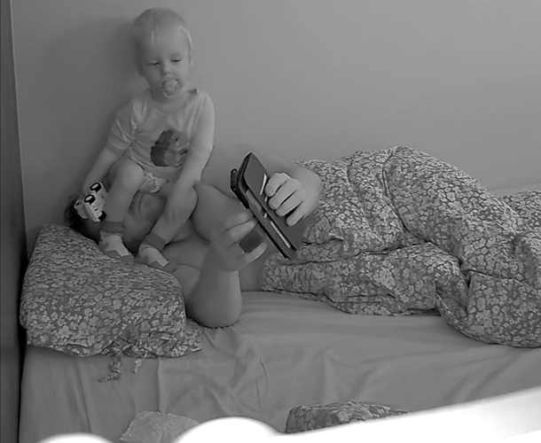 Trying to put my kid to bed