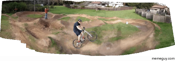 Trying to set the backyard lap record 