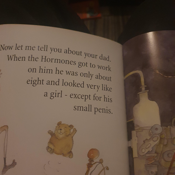 Trying to teach my daughter about body changes and I see this personal attack