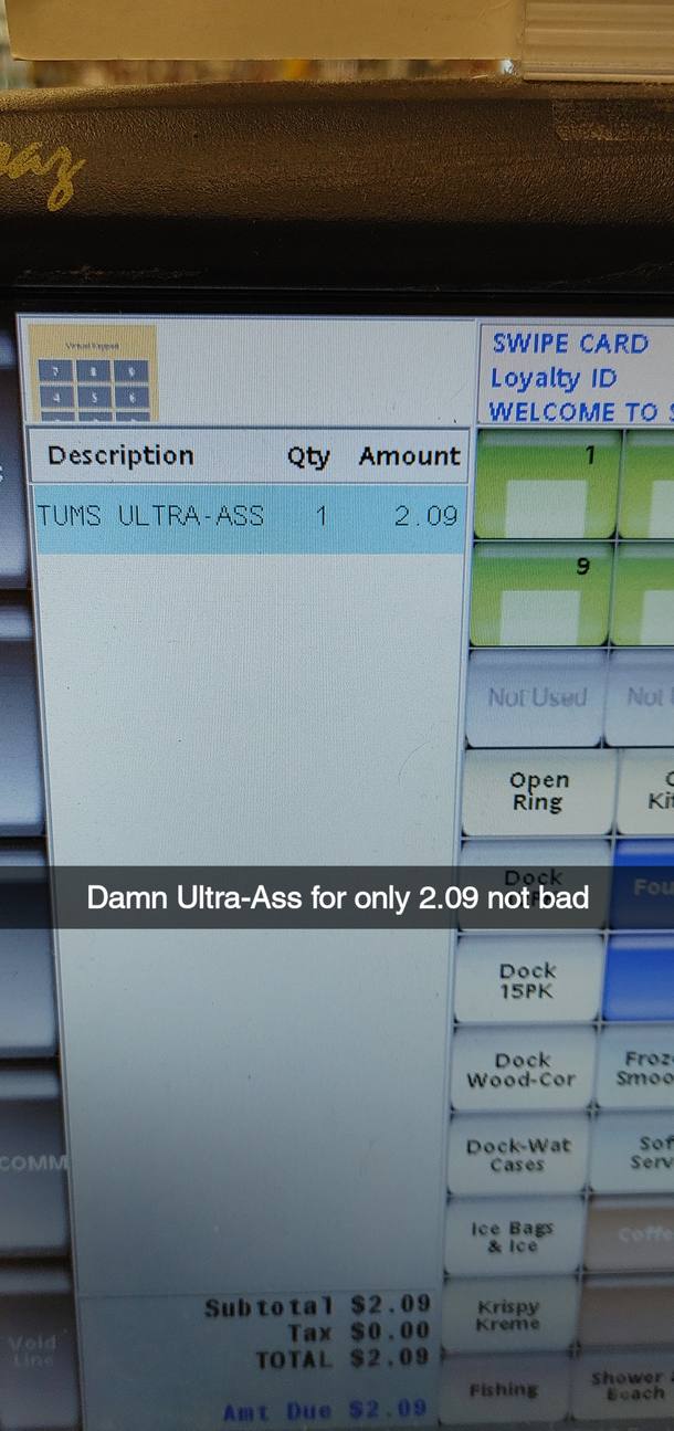 Tums selling Ultra-Ass at a good price imo