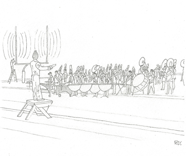 Tuning up the marching band