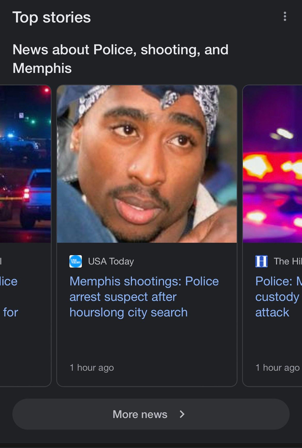 Tupac is alive in Memphis right now folks