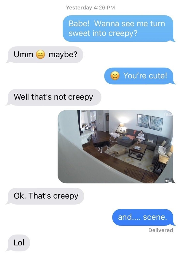 Turning sweet into creepy