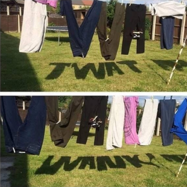 Twat you say I cunt hear you