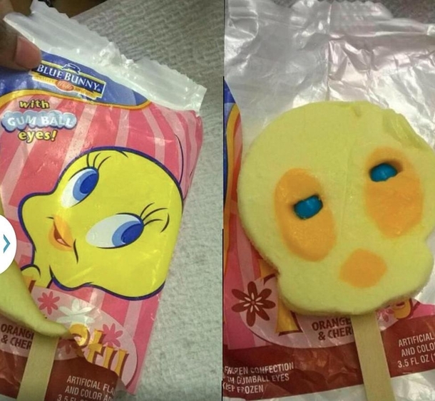 Tweetie ice cream