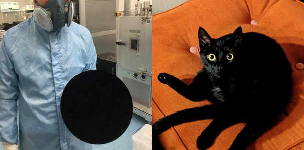 Two Blackest Substances on Earth