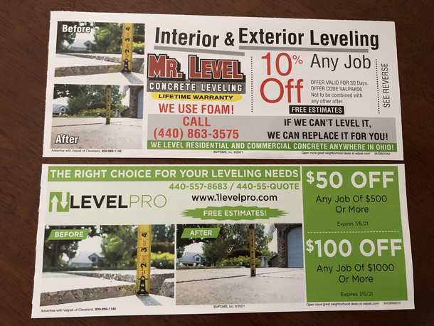 Two different companies used the same pictures to show off their work Who really did the job