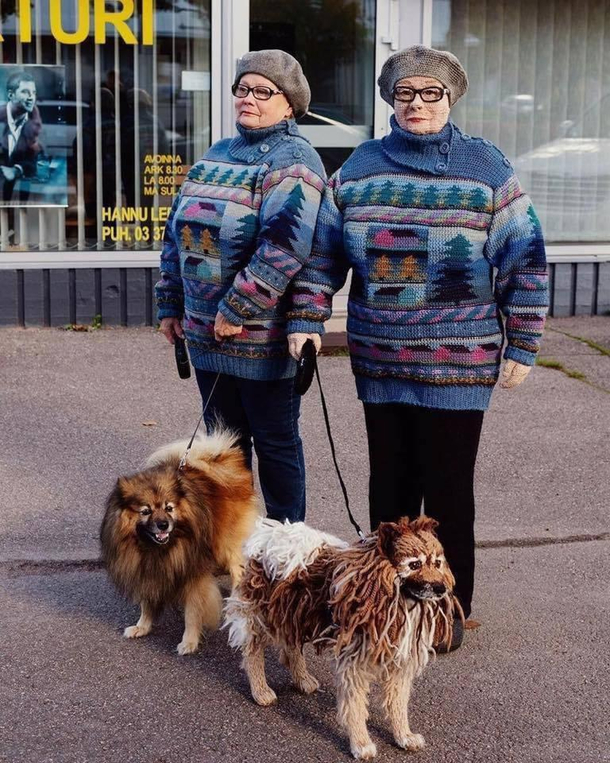 Two of these four are crocheted