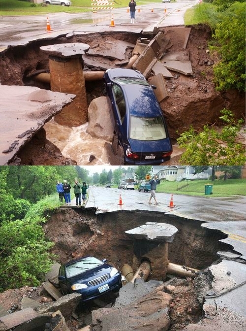 Two Redditors in Duluth MN accidentally photograph each other