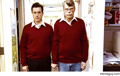 Two Stephens - Colbert and King