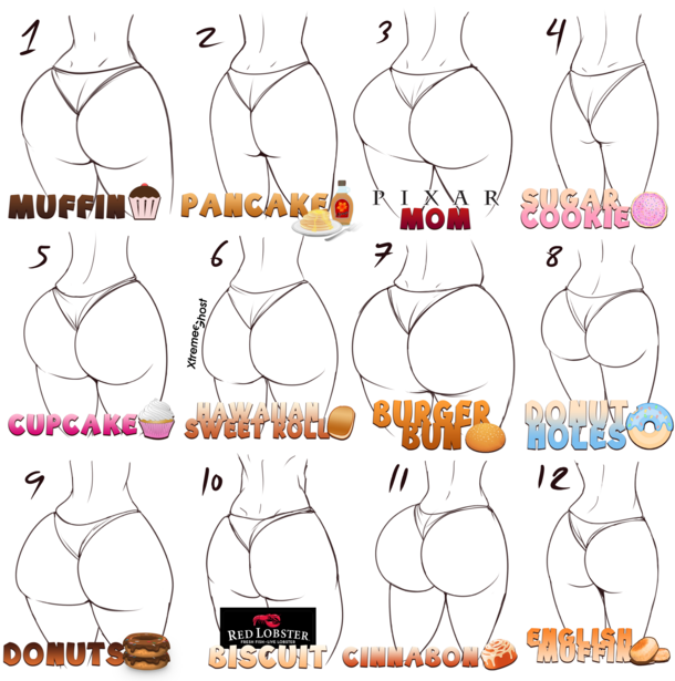 buttocks shape