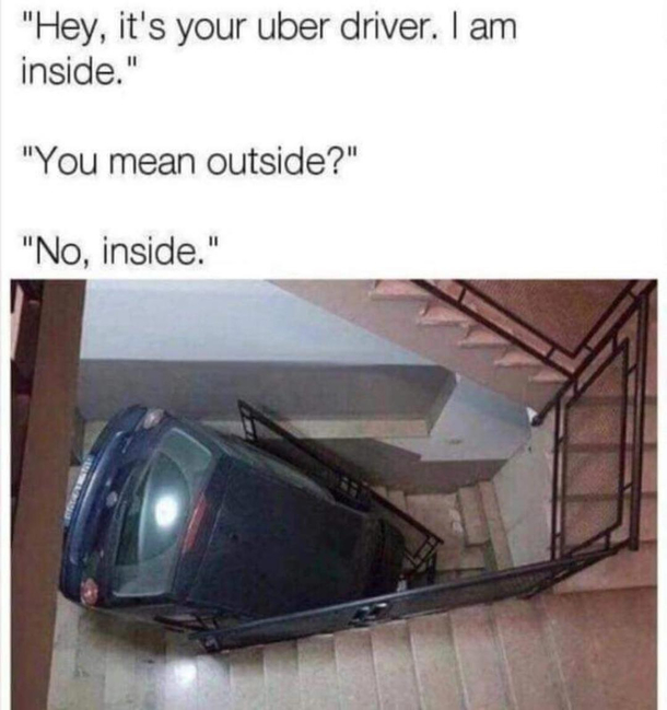 Uber driving