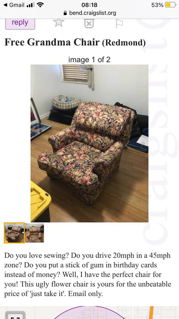 Ugly Grandma Chair