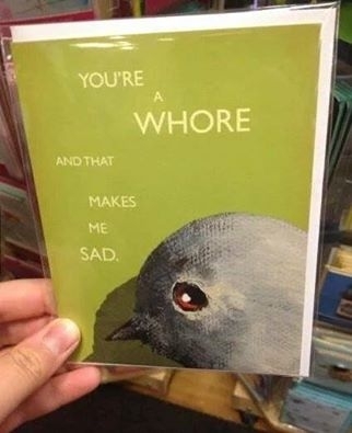 UK greeting cards are a bit too harsh sometimes