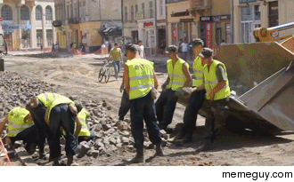 Ukrainian Construction Crew