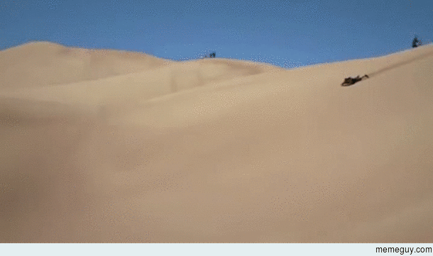 Ultimate sand dune sledding 