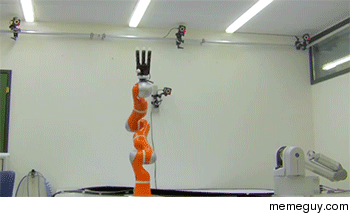 Ultra-fast robotic arm catches items in mid-air