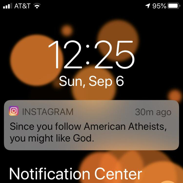 Um no thanks Instagram
