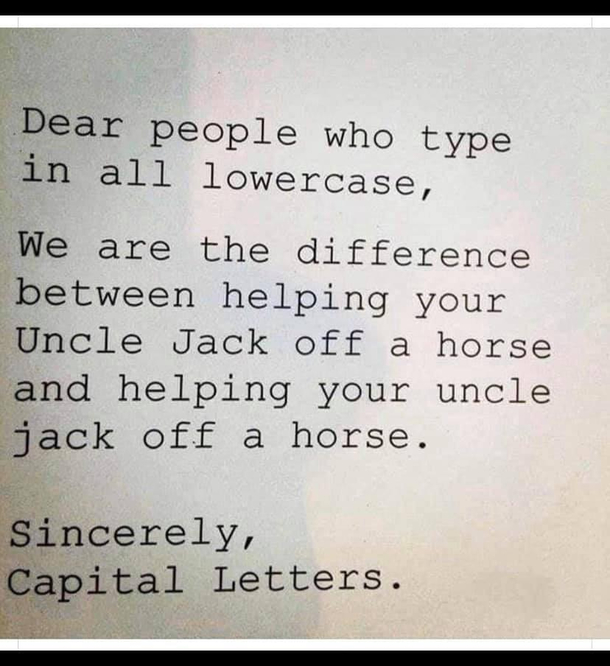 Uncle i jacked your horse