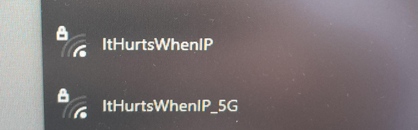 Undoubtedly the greatest wifi name of all time