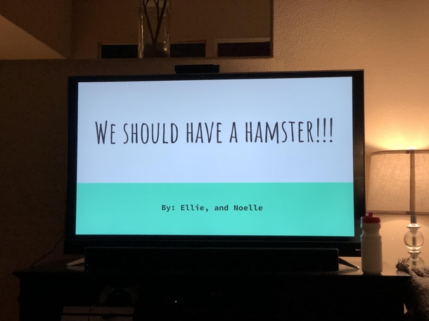 Unexpected parenting moment PowerPoint presentations from my kids