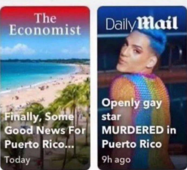 Unfortunate Juxtaposition Puerto Rico